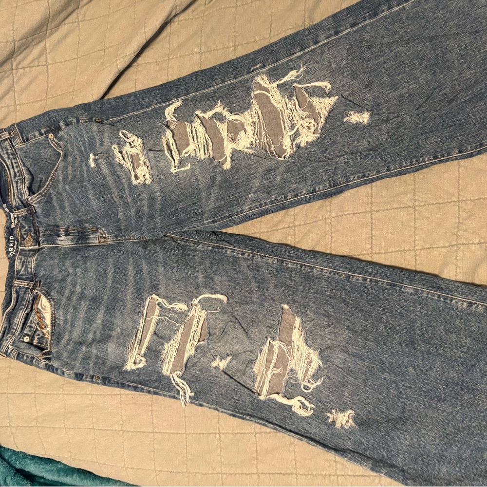 torrid Blue Denim High-Rise Destructed Jean